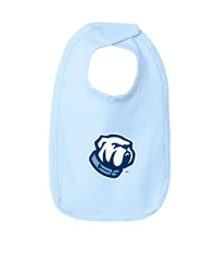 Load image into Gallery viewer, The Citadel Bulldog Infant Premium Jersey Bib-Light Blue
