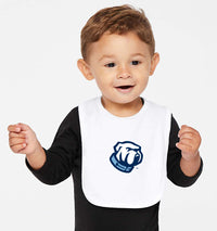 Load image into Gallery viewer, The Citadel Bulldog Infant Premium Jersey Bib-White
