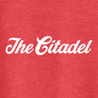 Load image into Gallery viewer, The citadel Toddler Football Tee-Red
