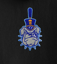 Load image into Gallery viewer, Spike Champion Women’s Reverse Weave Cropped Cut-Off Hooded Sweatshirt-Black
