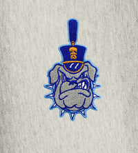 Load image into Gallery viewer, Spike Champion Women’s Reverse Weave Cropped Cut-Off Hooded Sweatshirt-Oxford Grey
