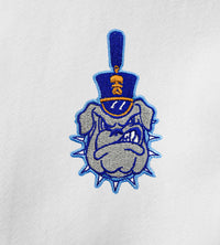 Load image into Gallery viewer, Spike Champion Women’s Reverse Weave Cropped Cut-Off Hooded Sweatshirt-White
