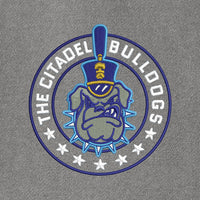Load image into Gallery viewer, The Citadel Bulldogs and Stars Lightweight French Terry Bomber-Grey Concrete
