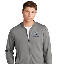 Load image into Gallery viewer, The Citadel Bulldog Lightweight French Terry Bomber-Grey Concrete
