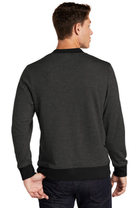 Load image into Gallery viewer, The Citadel Bulldogs and Stars Lightweight French Terry Bomber-Heather Black-Back
