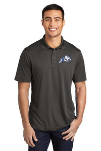 Load image into Gallery viewer, Jumping Bulldog Performance Polo- Iron Grey
