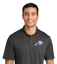 Load image into Gallery viewer, Jumping Bulldog Performance Polo- Iron Grey
