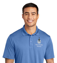 Load image into Gallery viewer, The Citadel Alumni Spike Performance Polo-Carolina Blue
