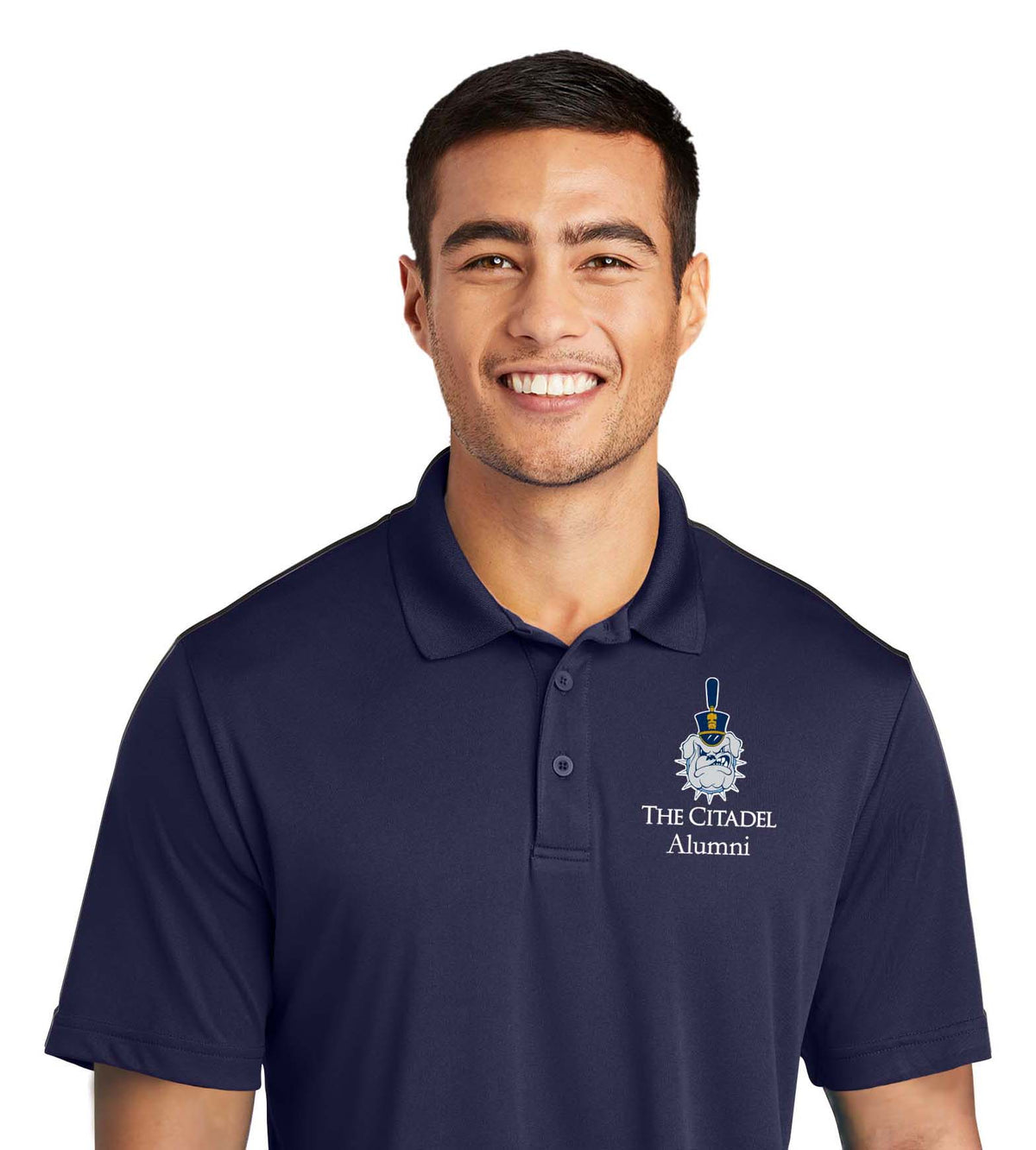 The Citadel Alumni Spike Performance Polo-Navy