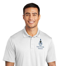 Load image into Gallery viewer, The Citadel Alumni Spike Performance Polo-White
