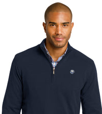 Load image into Gallery viewer, Bulldog 1/2-Zip Sweater-Navy
