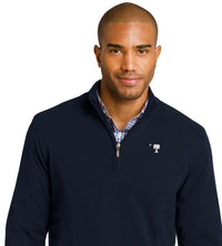 Load image into Gallery viewer, Big Red Palmetto 1/2-Zip Sweater-Navy
