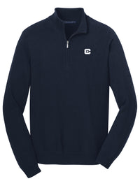 Load image into Gallery viewer, The Citadel C 1/2-Zip Sweater-Navy
