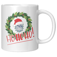 Load image into Gallery viewer, Santa Spike 11oz White Mug
