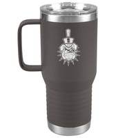 Load image into Gallery viewer, Spike Travel Tumbler - 20oz-Pewter
