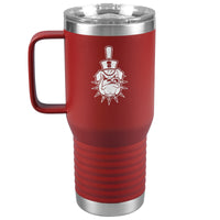 Load image into Gallery viewer, Spike Travel Tumbler - 20oz-Red
