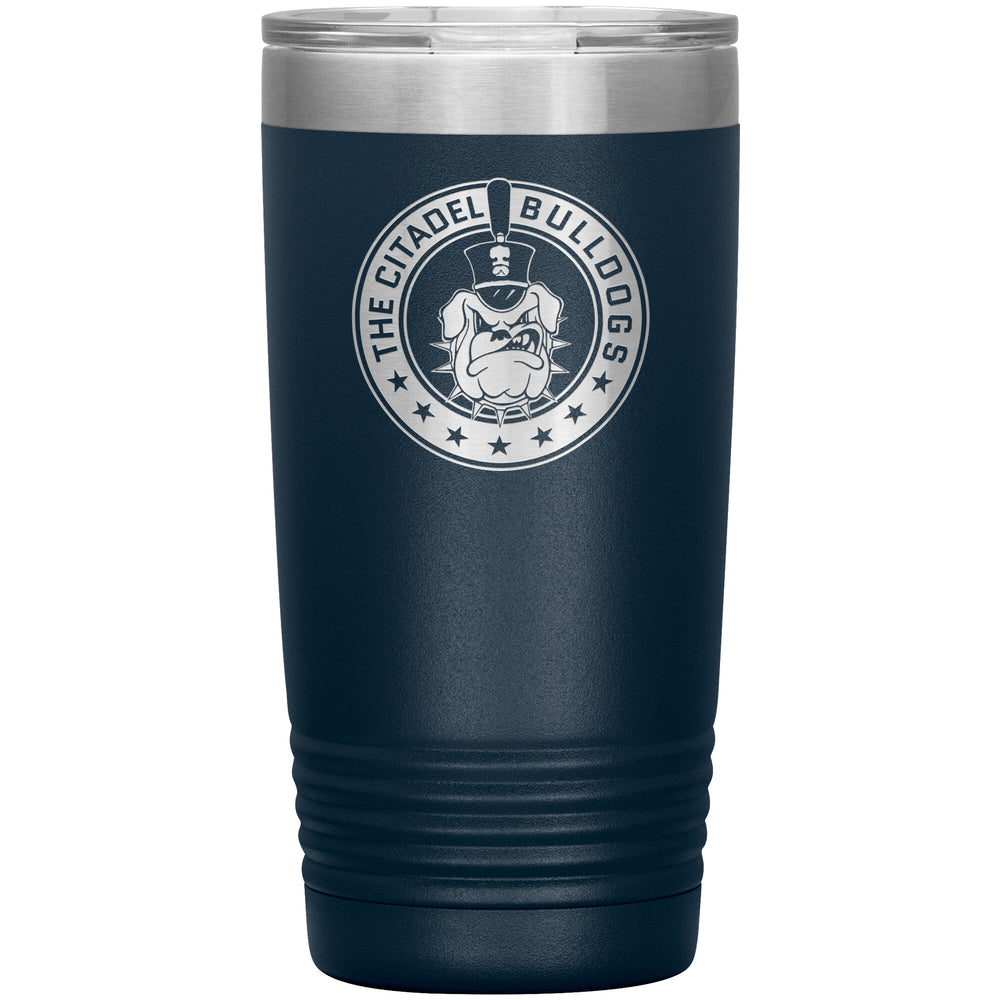 Spike and Stars Insulated Tumbler - 20oz-Navy