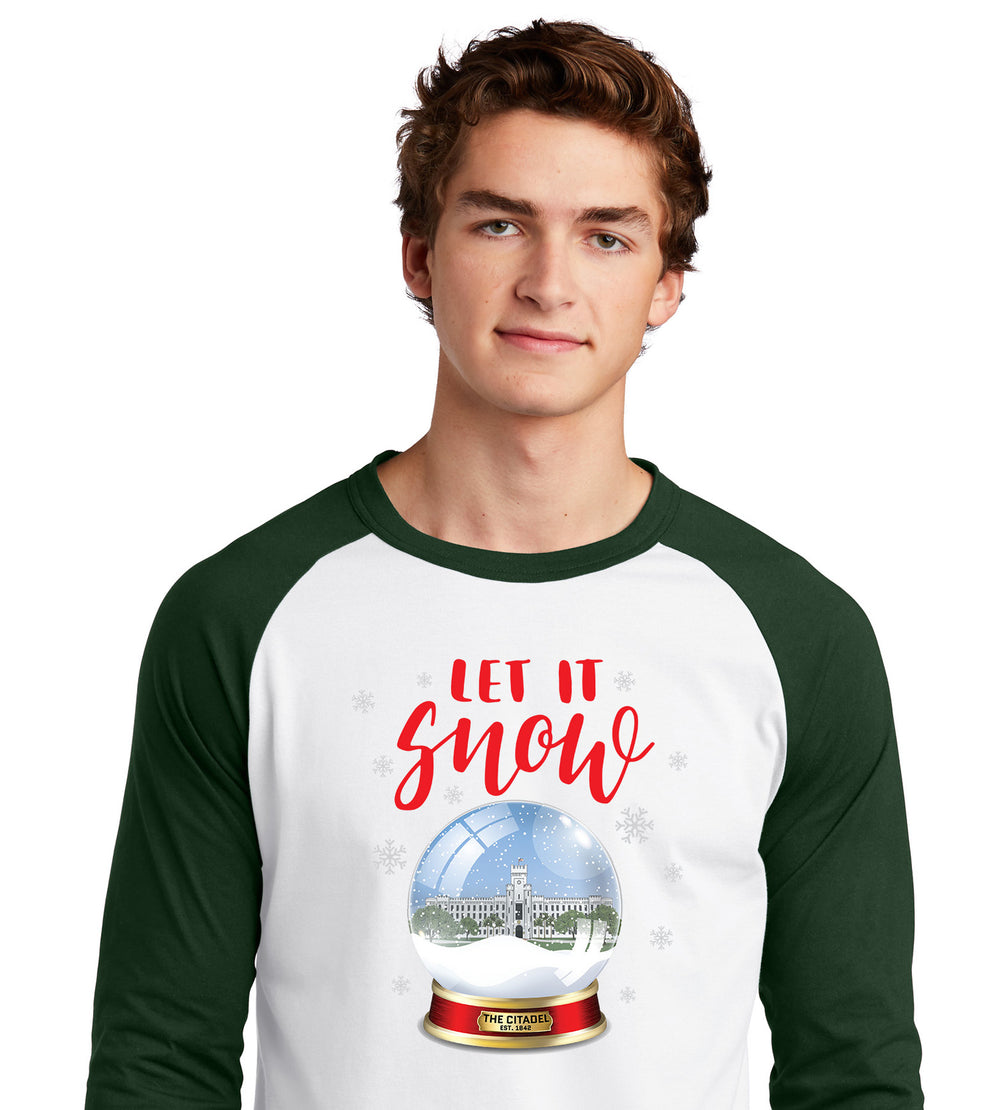 Padgett Thomas Barracks Snow Globe Raglan Jersey-Forest