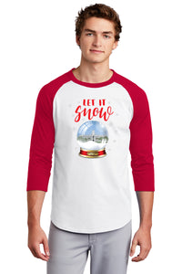 Load image into Gallery viewer, Padgett Thomas Barracks Snow Globe Raglan Jersey-Red
