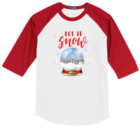 Load image into Gallery viewer, Padgett Thomas Barracks Snow Globe Raglan Jersey-Red
