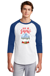 Load image into Gallery viewer, Padgett Thomas Barracks Snow Globe Raglan Jersey-Royal
