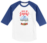 Load image into Gallery viewer, Padgett Thomas Barracks Snow Globe Raglan Jersey-Royal
