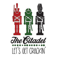 Load image into Gallery viewer, The Citadel Let&#39;s Get Crackin&#39; Raglan Jersey-White-Red
