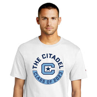Load image into Gallery viewer, Class of 2023 The Citadel C Champion Jersey Tee-White
