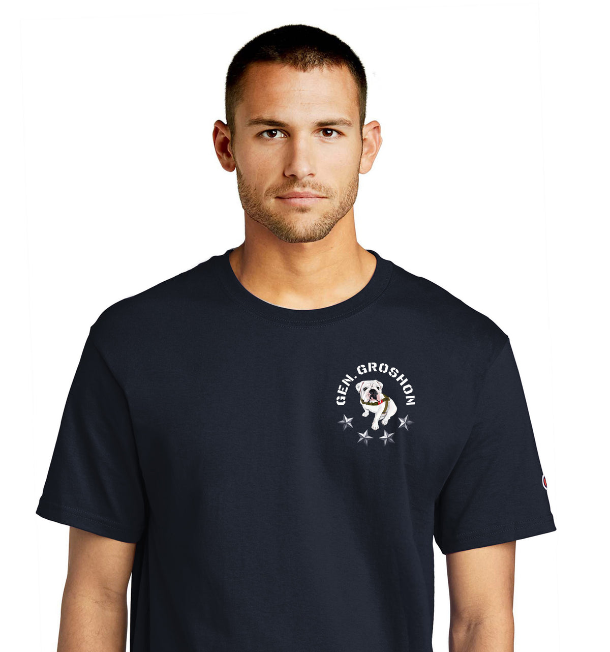 Gen. Groshon Champion Tee- Navy