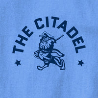 Load image into Gallery viewer, Marching Bulldog and Stars Champion Jersey Tee-Light Blue
