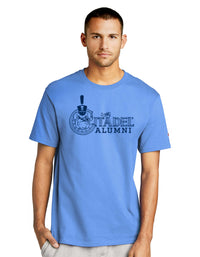 Load image into Gallery viewer, The Citadel Spike Alumni Champion Jersey Tee- Carolina blue
