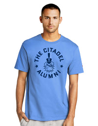 Load image into Gallery viewer, The Citadel Spike Alumni and Stars Champion Jersey Tee. Light Blue
