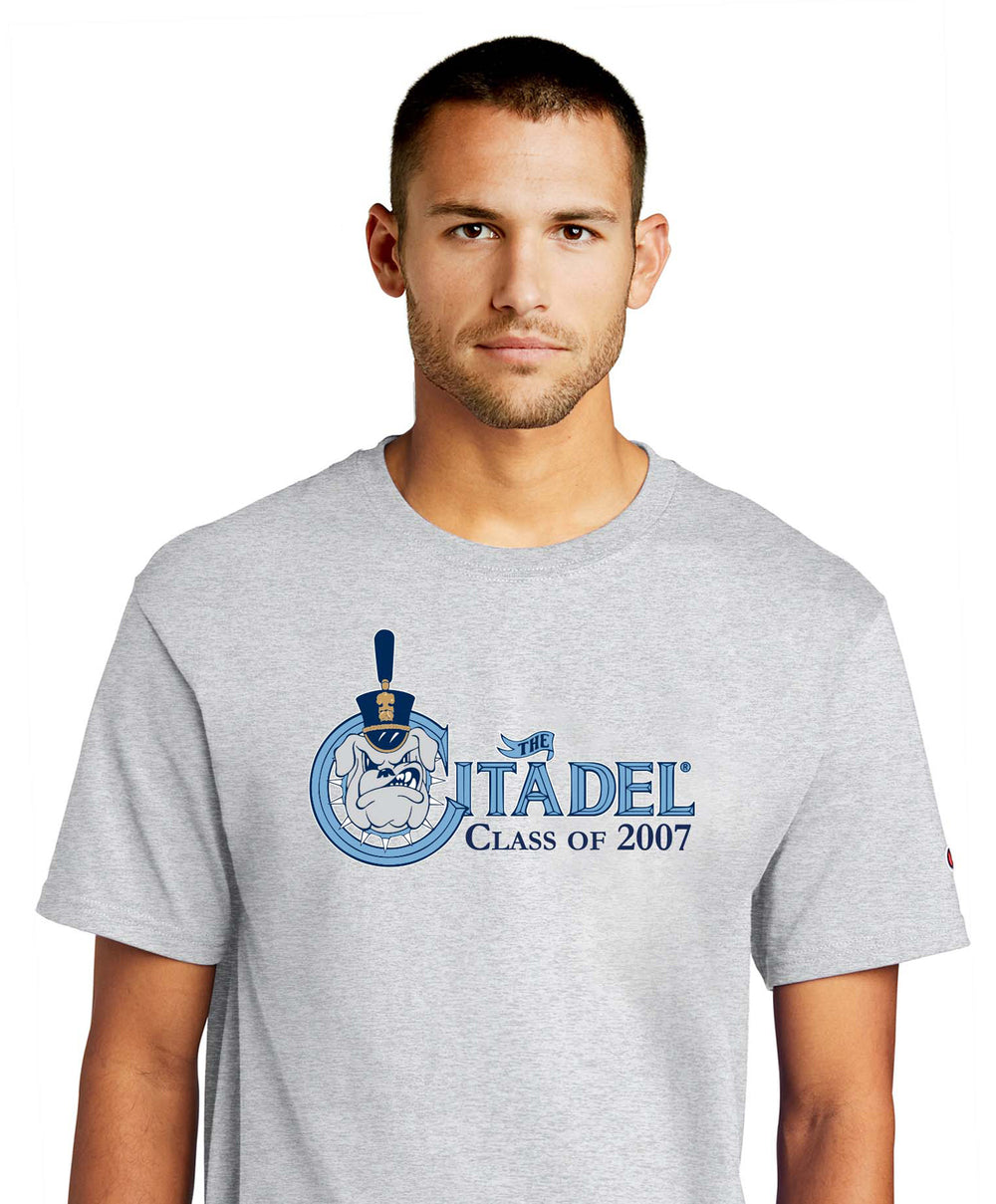 The Citadel Spike Class of 2007 Champion Jersey Tee-Ash
