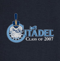 Load image into Gallery viewer, The Citadel Spike Class of 2007 Champion Jersey Tee-NavyThe Citadel Spike Class of 2007 Champion Jersey Tee-Navy
