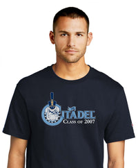 Load image into Gallery viewer, The Citadel Spike Class of 2007 Champion Jersey Tee-Navy\
