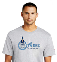Load image into Gallery viewer, The Citadel Spike Class of 2012 Champion Jersey Tee-Ash
