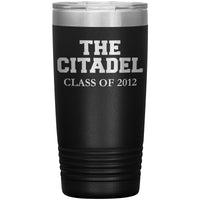 Load image into Gallery viewer, THE CITADEL CLASS OF 2012 INSULATED TUMBLER- 20 OZ-Black
