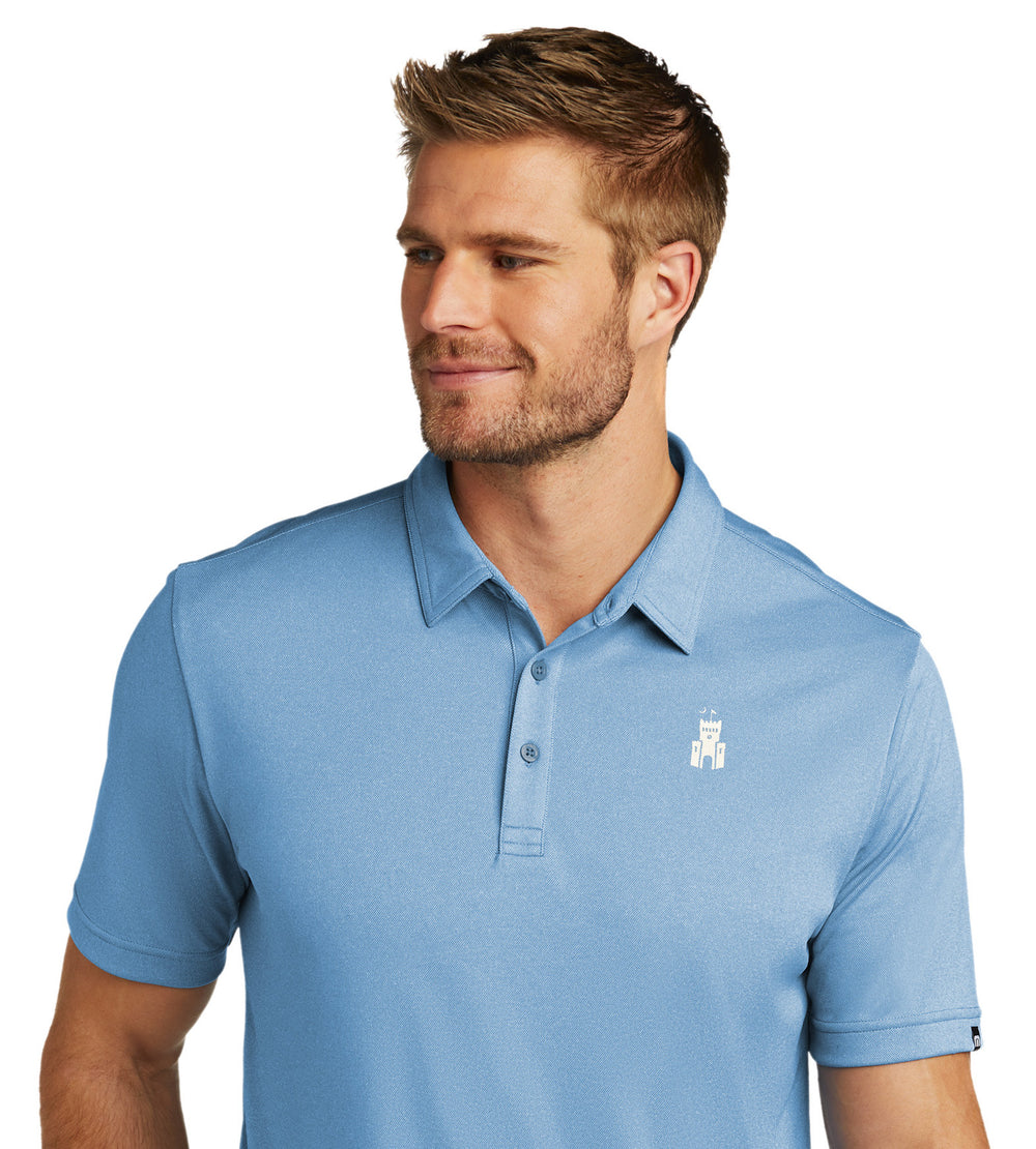 Barracks TravisMathew Performance Polo-Brilliant Blue Heather