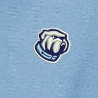 Load image into Gallery viewer, The Citadel Bulldog TravisMathew Performance Polo- Brilliant Blue Heather 
