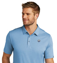 Load image into Gallery viewer, The Citadel Bulldog TravisMathew Performance Polo- Brilliant Blue Heather
