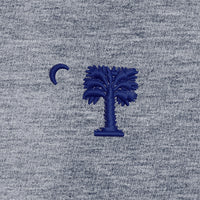 Load image into Gallery viewer, Big Red Palmetto TravisMathew Oceanside Heather Polo-Blue Nights Heather
