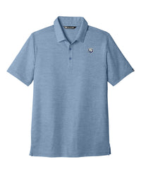 Load image into Gallery viewer, Bulldog TravisMathew Oceanside Heather Polo-Classic Blue Heather
