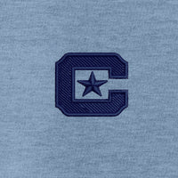 Load image into Gallery viewer, The Citadel C TravisMathew Oceanside -Classic Blue HeatherHeather Polo

