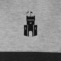 Load image into Gallery viewer, Barracks TravisMathew Oceanside Blocked Polo-  Black Heather/ Black
