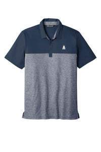 Load image into Gallery viewer, Barracks TravisMathew Oceanside Blocked Polo- Blue Nights/ Blue Nights Heather
