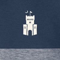 Load image into Gallery viewer, Barracks TravisMathew Oceanside Blocked Polo- Blue Nights/ Blue Nights Heather
