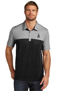 Load image into Gallery viewer, Spike TravisMathew Oceanside Blocked Polo- Black Heather-Black
