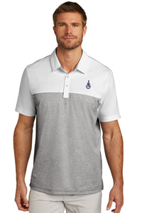 Load image into Gallery viewer, Spike TravisMathew Oceanside Blocked Polo- Blue Night-White-Quiet Sade Grey Heather
