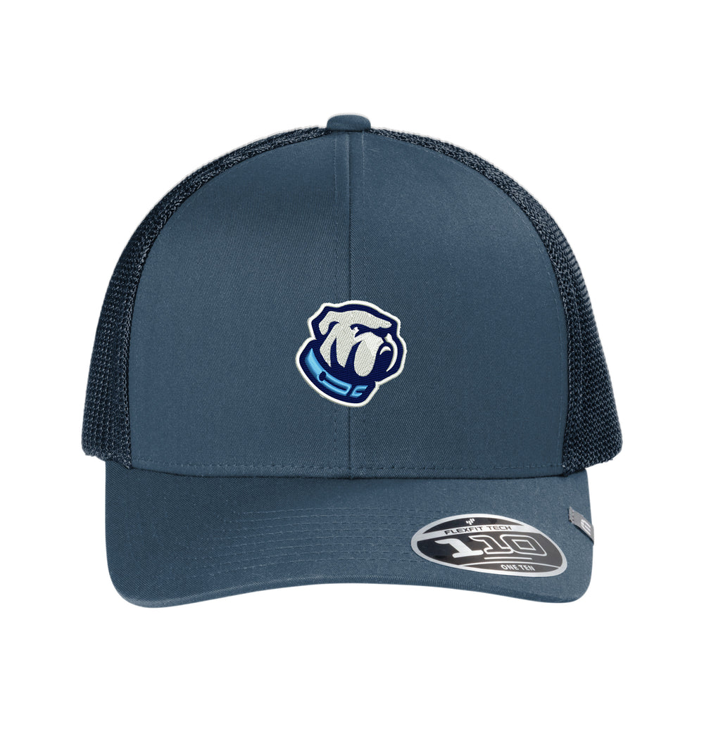 The Citadel Bulldog TravisMathew Cruz Trucker Cap-Vintage Indigo