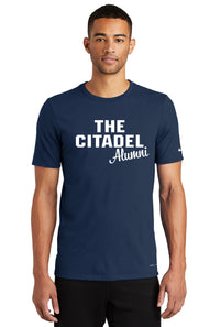 Load image into Gallery viewer, NKBQ5231-
The Citadel Alumni Nike Dri-Fit Tee-College Navy
